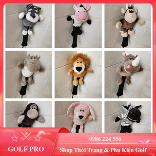 Bọc đầu gậy golf Driver hình thú chống va đập trầy xước BD027