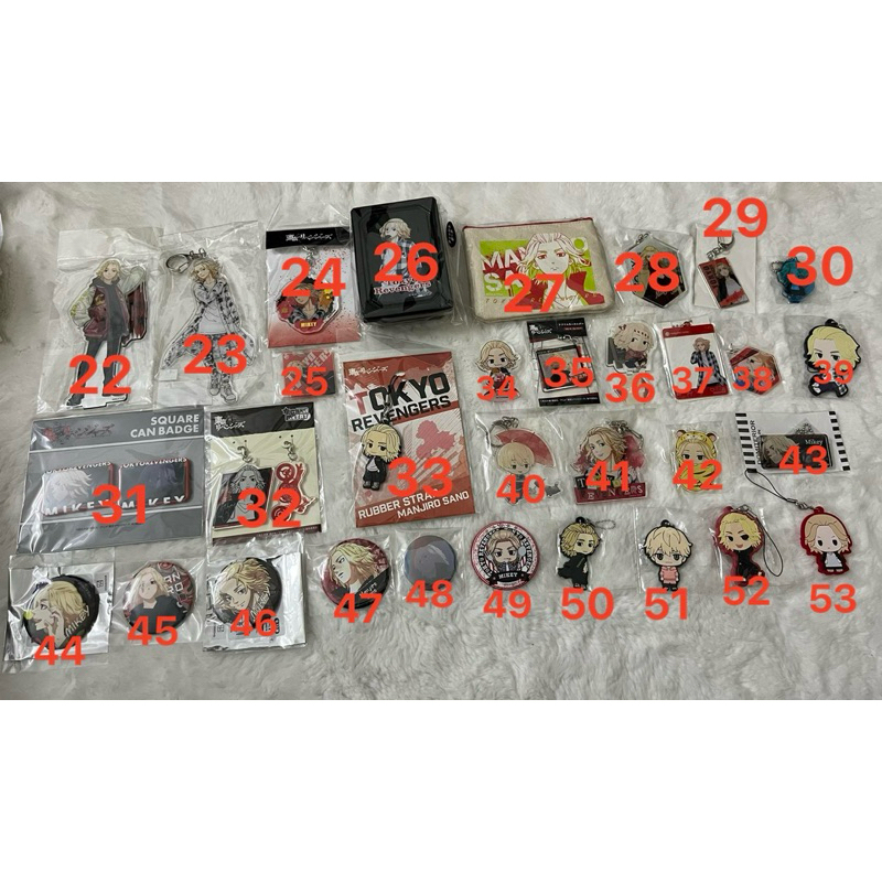 Móc chìa khoá huy hiệu standee đồ chơi Mikey Tokyo Revengers Manjiro Sano chính hãng Nhật Bản