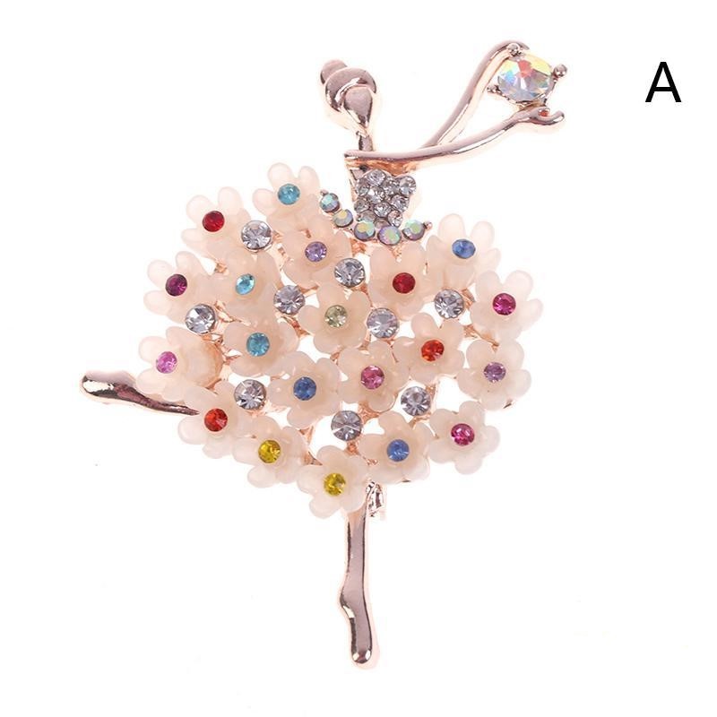 Ghim Cài Áo Đính Đá Thời Trang Cho Nữ