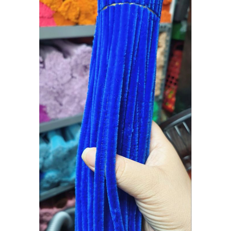 Kẽm nhung loại đẹp màu xanh dương Pastel