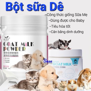 Bột Sữa Dê GOAT MILK POWDER- bổ sung canxi, vitamin, đạm, béo và khoáng