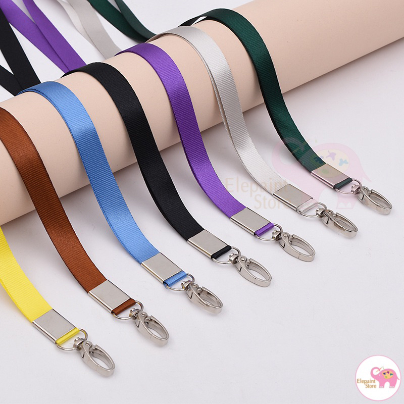 Dây đeo thẻ lụa, móc giọt lệ xoay 360 độ