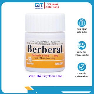 Viêntiêu hóa berberal - hỗ trợ tiêu chảy, đầy hơi khó tiêu, đi ngoài phân sống