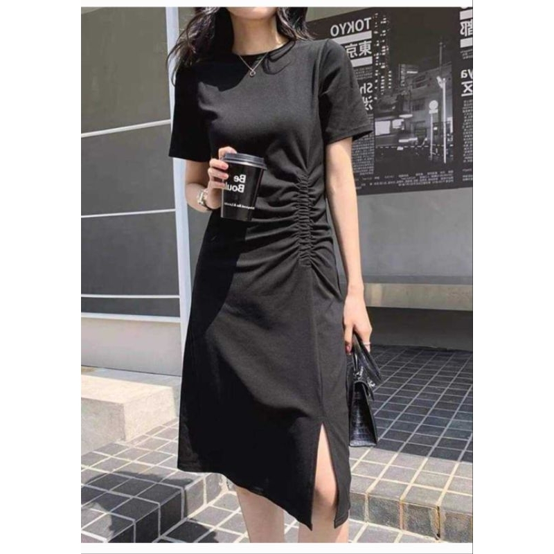 ĐẦM BIGSIZE 40-120KG TAY NGẮN NHÚN EO