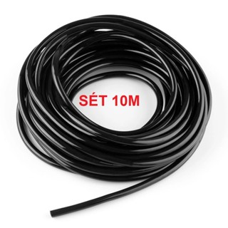 Ống dây tưới cây 6mm - 6 li nhựa nguyên sinh 100%, Dây tưới cây lắp béc nhỏ giọt, dây mềm sét 10m