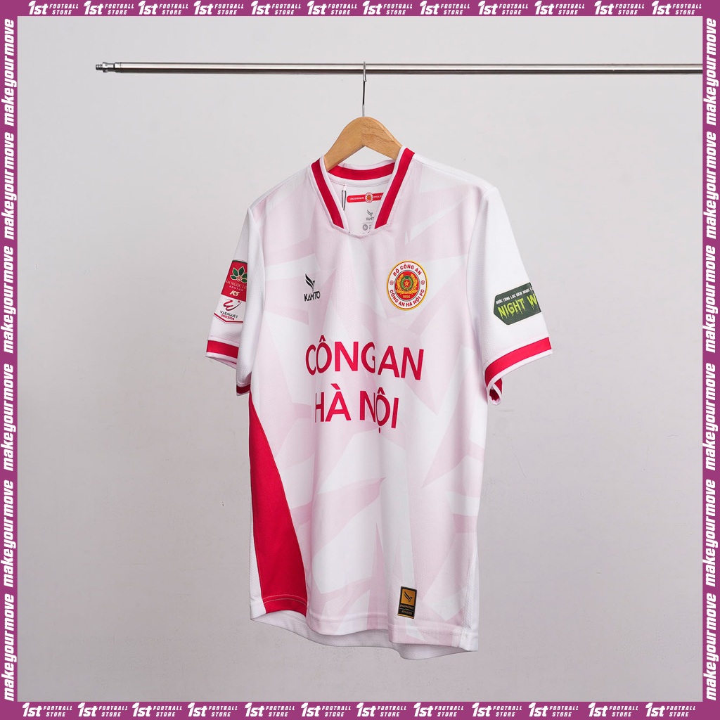 Áo thi đấu CLB Bóng đá Công An Hà Nội 2024 - Thương hiệu Kamito