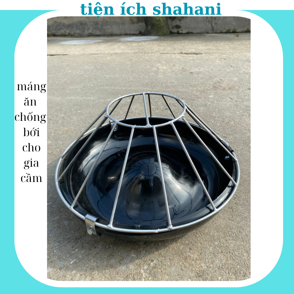 5 Máng ăn chống bới cho gia cầm ngan, gà , vịt , máng ăn tự động chống vãi cho gia cầm tiện lợi
