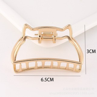 Kẹp tóc kim loại hình tai mèo xinh xắn phong cách vintage cực cute