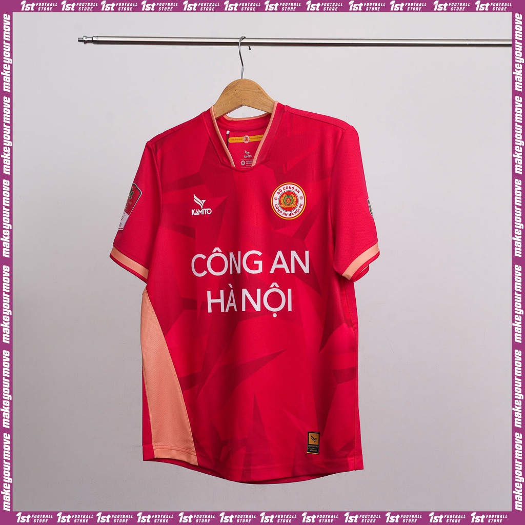 Áo thi đấu CLB Bóng đá Công An Hà Nội 2024 - Thương hiệu Kamito