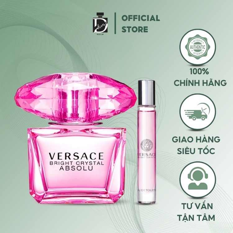 Nước Hoa Chiết Nữ Versace Bright Crystal Absolu Edp Mẫu Thử 10Ml_Nữ Tính, Năng Động_Chính Hãng Luxury