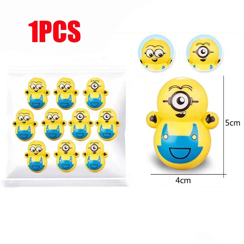 Lật đật mini phi hành gia, minion,chim cánh cụt và doreamon dễ thương siêu đáng yêu đồ chơi cho bé