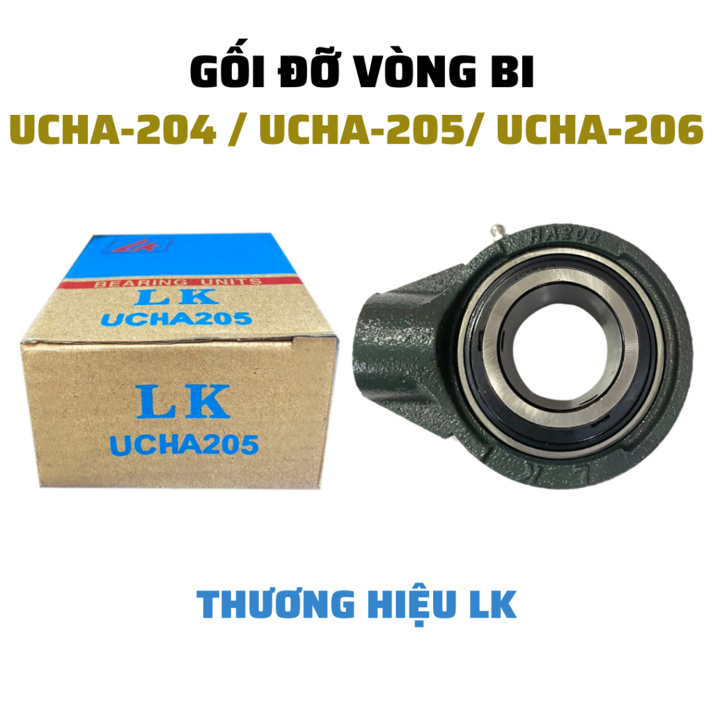 Gối đỡ vòng bi UCHA204 UCHA205 UCHA206