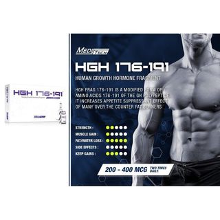 Hgh 176 -191 human growth hormone fragment 2mg x 10 meditech
