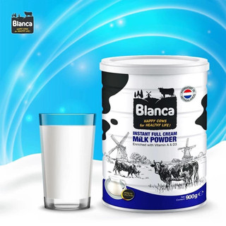 A1sữa tươi dạng bột blanca nguyên kem lon 900gr