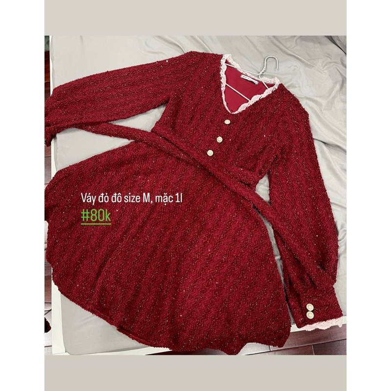 Pass váy, set dạ tweed, áo quây brand