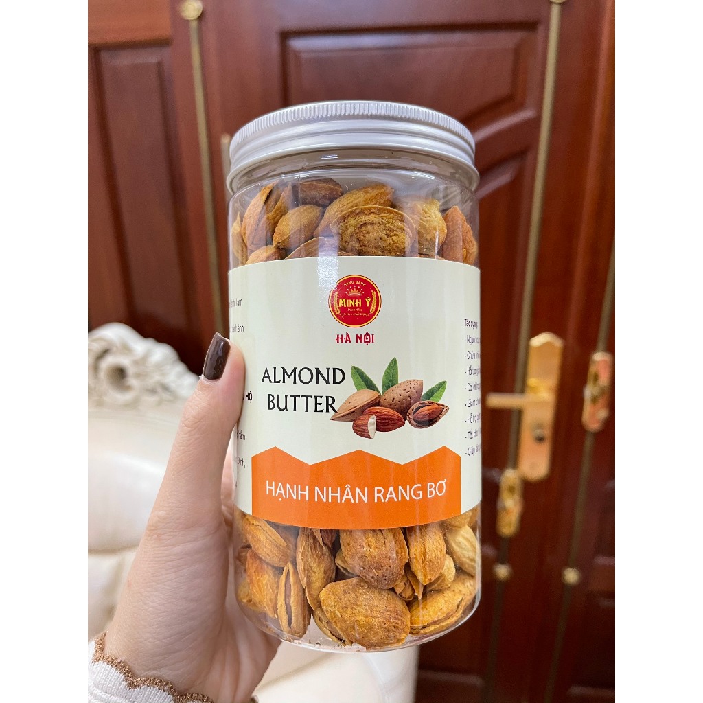 450g Hạnh Nhân Rang Bơ Vỏ Mỏng