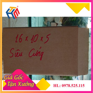 100 Hộp carton 16x10x5 cm siêu cứng, hộp giấy 16x10x5 cm siêu cứng