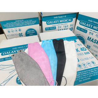 10 cái Khẩu trang Galaxy Medical 4D - 4 lớp kháng khuẩn