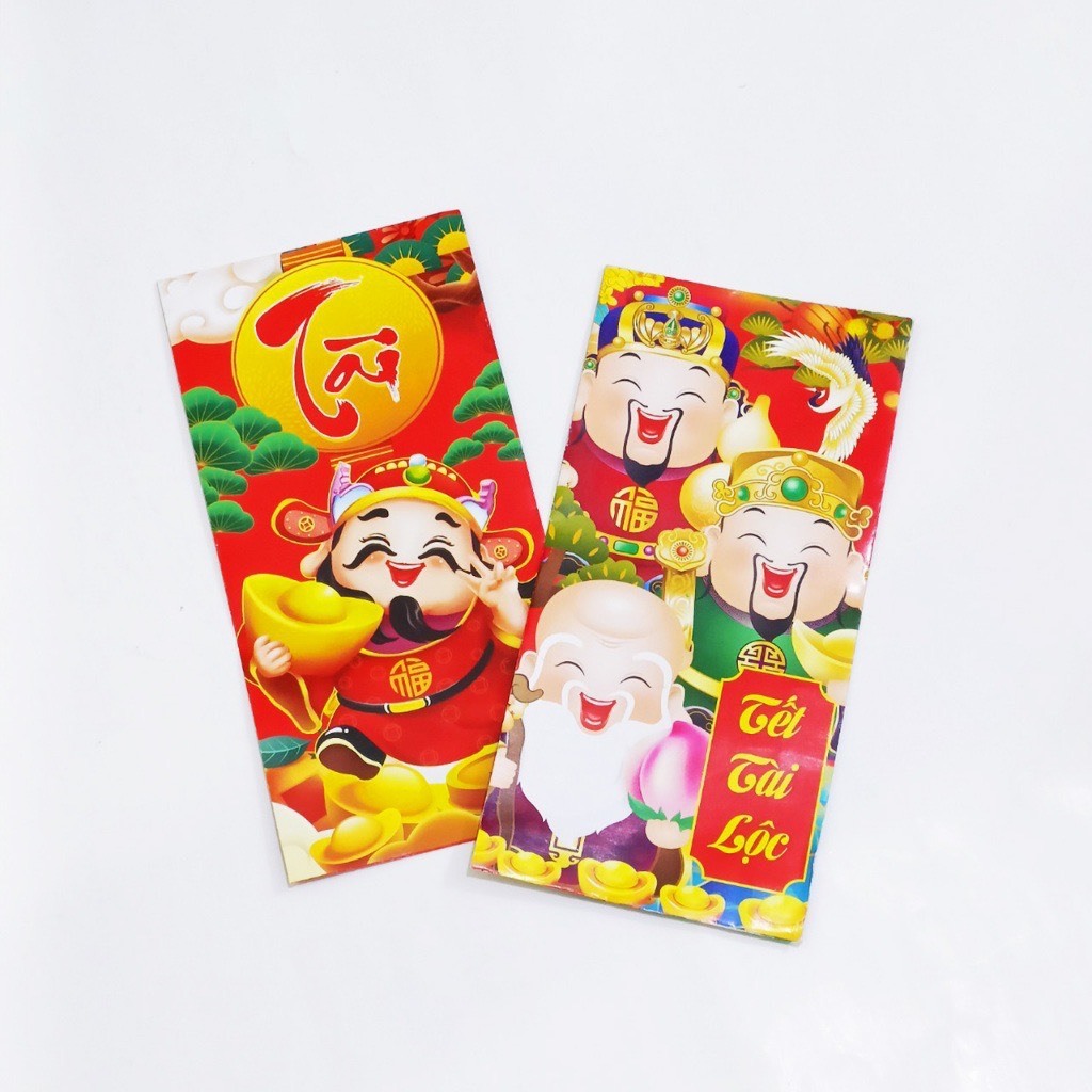 XẤP BAO LÌ XÌ TẾT, CHỦ ĐỀ PHÚC LỘC THỌ