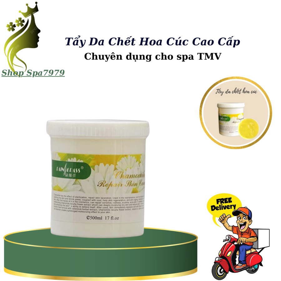 Tẩy Da Chết Mặt , Tẩy Tế Bào Chết Hoa Cúc Chính Hãng 100% Dùng Spa Và Thẩm Mỹ Viện.