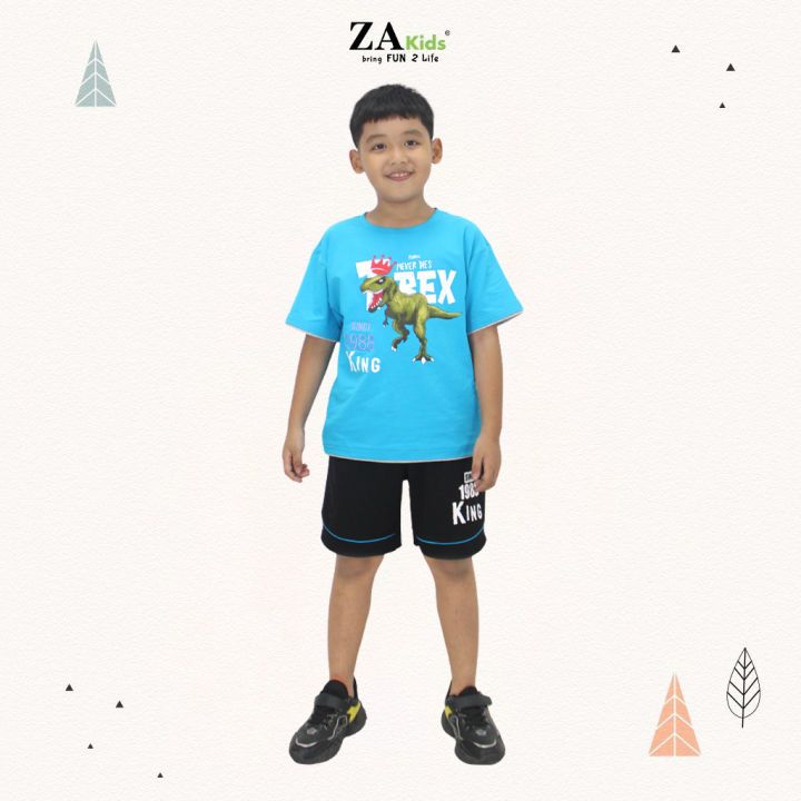 Bộ Quần Áo Thun Tay Ngắn Bé Trai  ZAkids ZA0230506