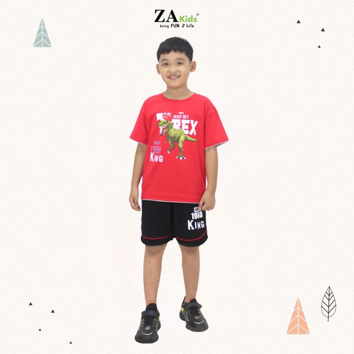 Bộ Quần Áo Thun Tay Ngắn Bé Trai  ZAkids ZA0230506