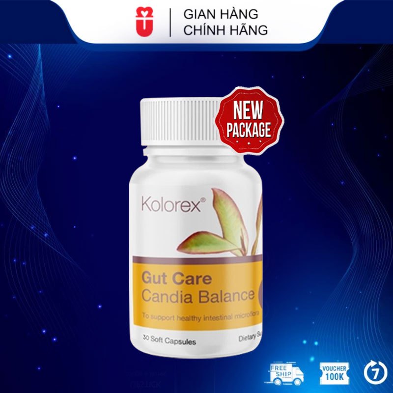 Viên Uống Nấm Candida Kolorex Candida Balance (30 viên/ 60 viên)