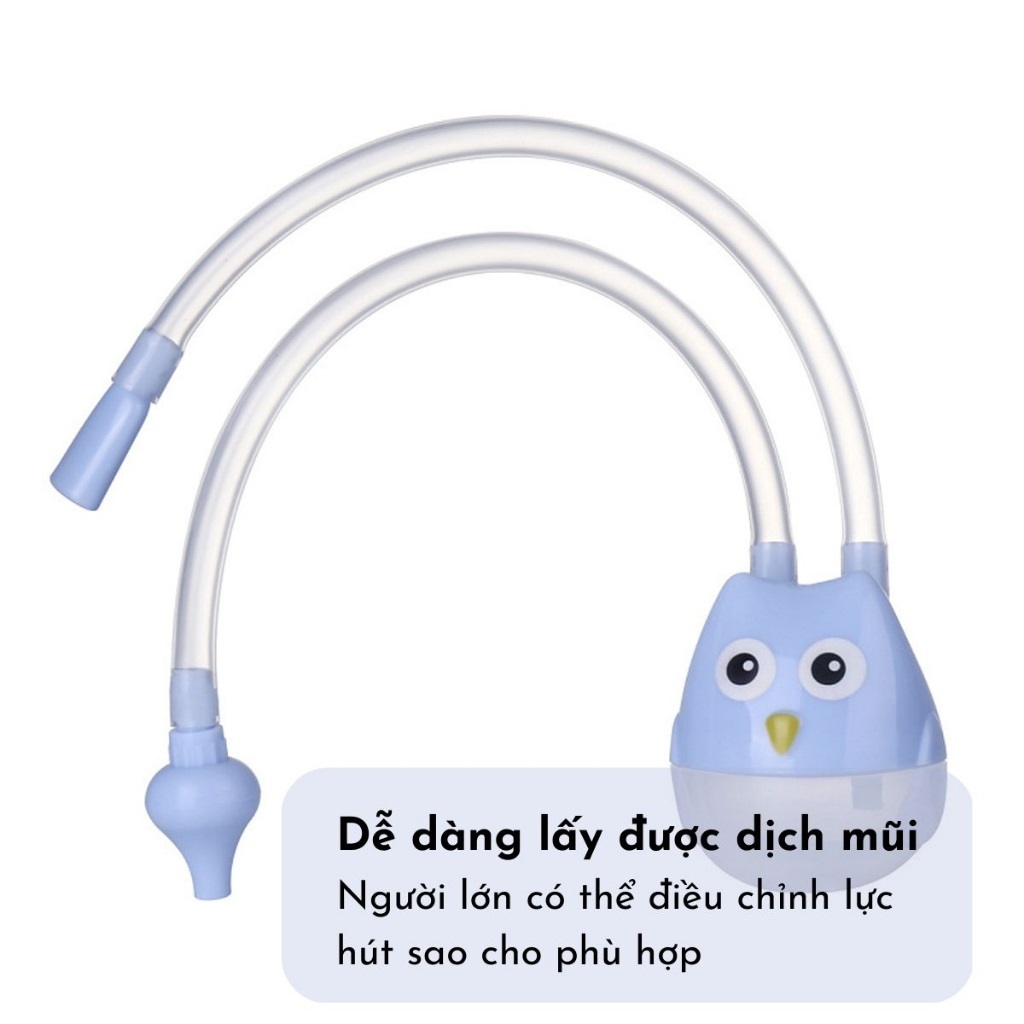 Dụng cụ hút mũi hình cú đầu silicon siêu mềm, an toàn cho bé shop Uni Baby