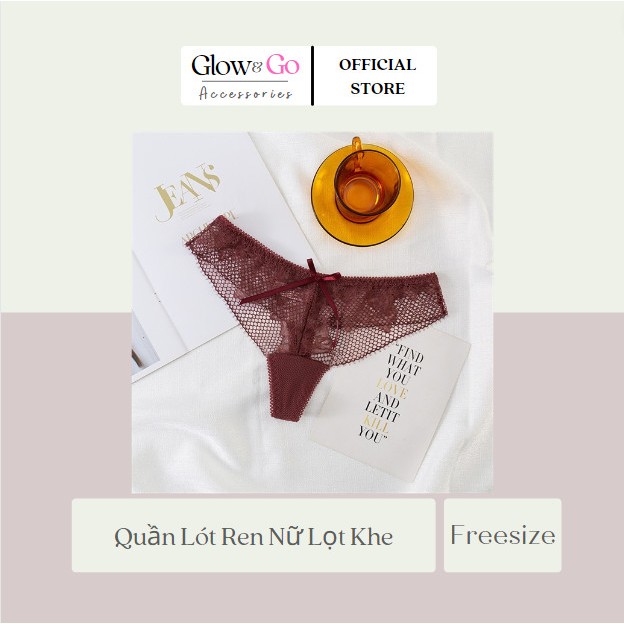 Quần Lót Ren Nữ Lọt Khe Sexy Lace G String Thong Underwear For Women Briefs Low Rise Bikini Girls Pa