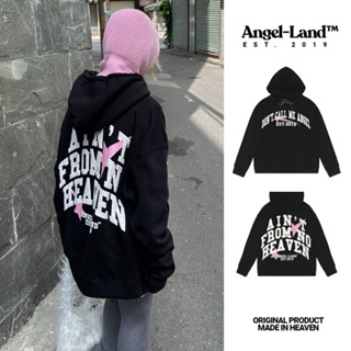 Áo Hoodie Angel-Land AIN T FROM NO HEAVEN Màu đen Hoodie Nỉ Bông - AHHB