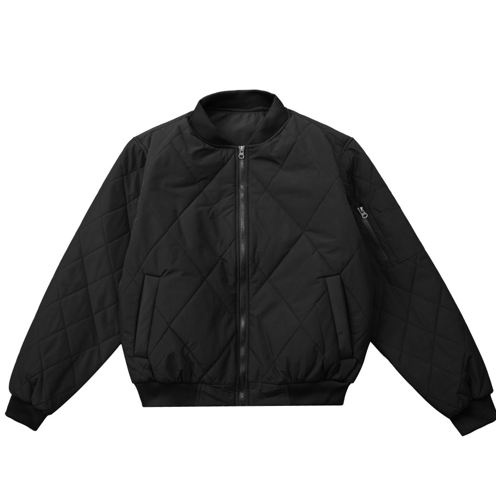 Áo khoác BOMBER PUFFER - YOUNG GREEN