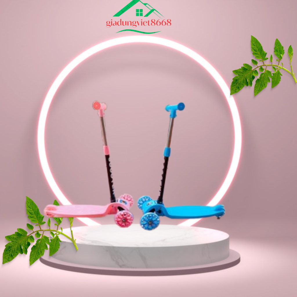 Xe Trượt Scooter 3in1 Có Kiểu Dáng Và Thiết Kế Thanh Thoát /Xe Trượt Chắc Chắn độ Bền Cao