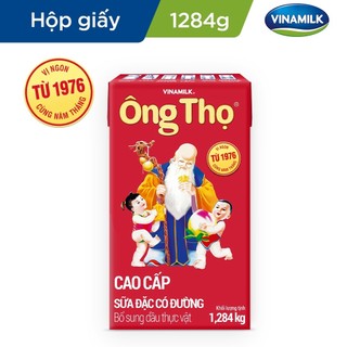 Combo 3 hộp sữa đặc có đường ông thọ đỏ hộp giấy 380g