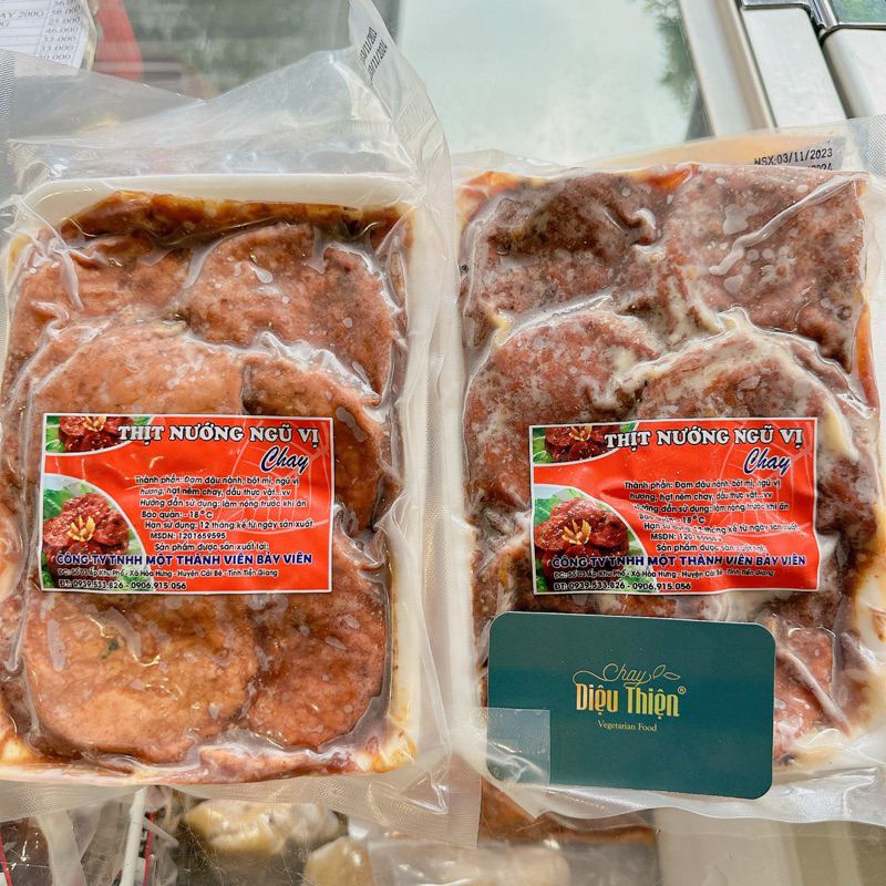 THỊT NƯỚNG NGŨ VỊ CHAY BẢY VIÊN 500gr
