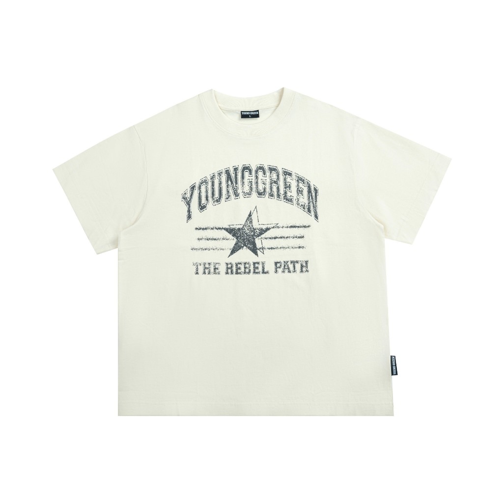Áo Thun Young Green The Rebel Path Cream