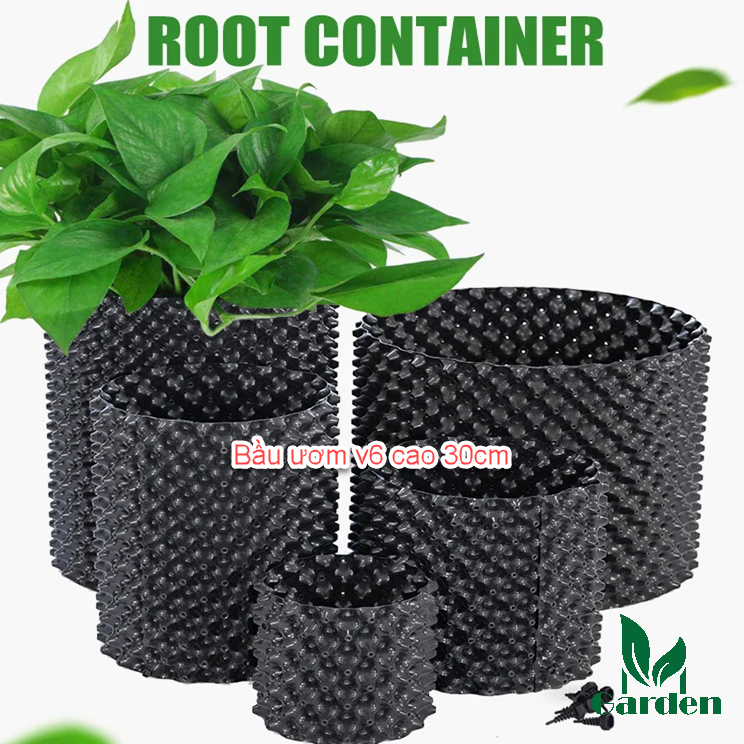 [ Kèm ốc vit ] 1 met Bầu ươm cây thông minh V6 cao 30cm - Vietgrow