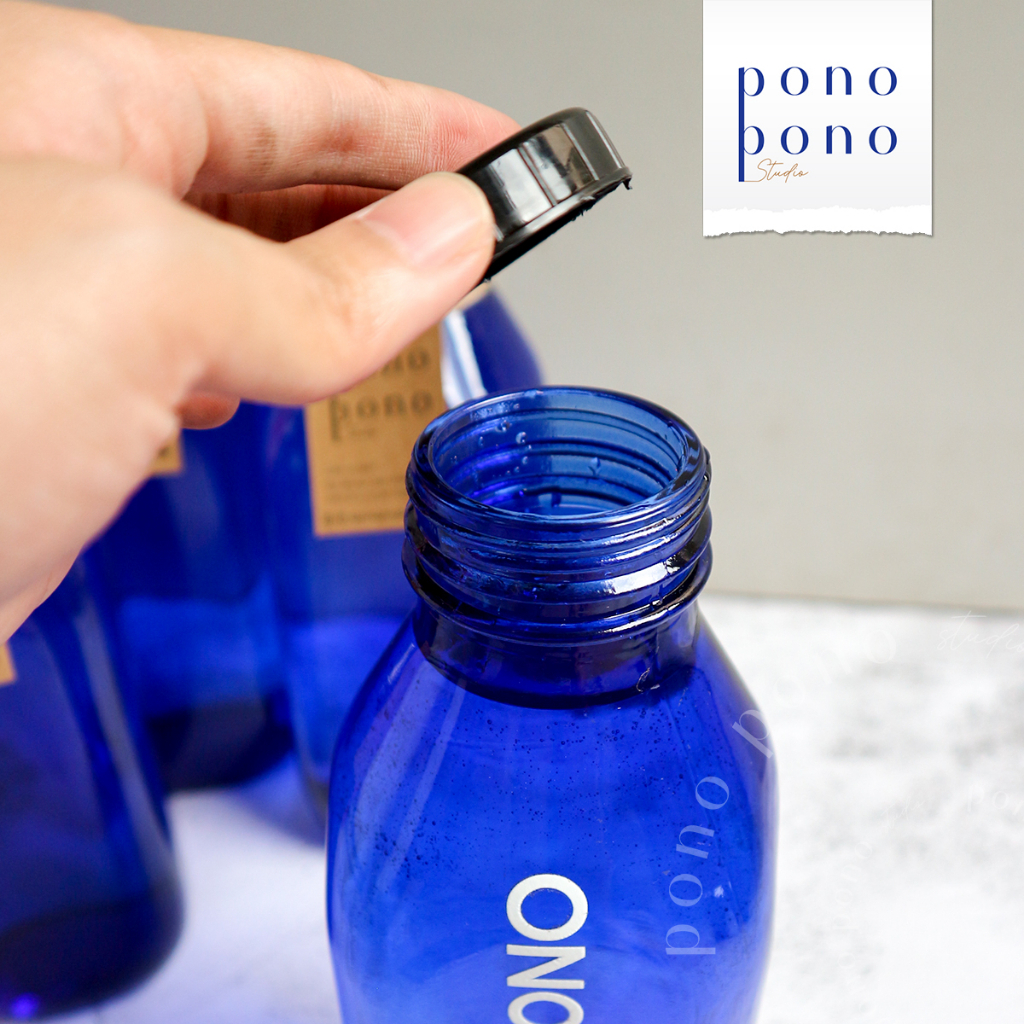 Chai Thủy Tinh Xanh Dương 1 Lít -  Thái Dương Lam Thủy 1000ml