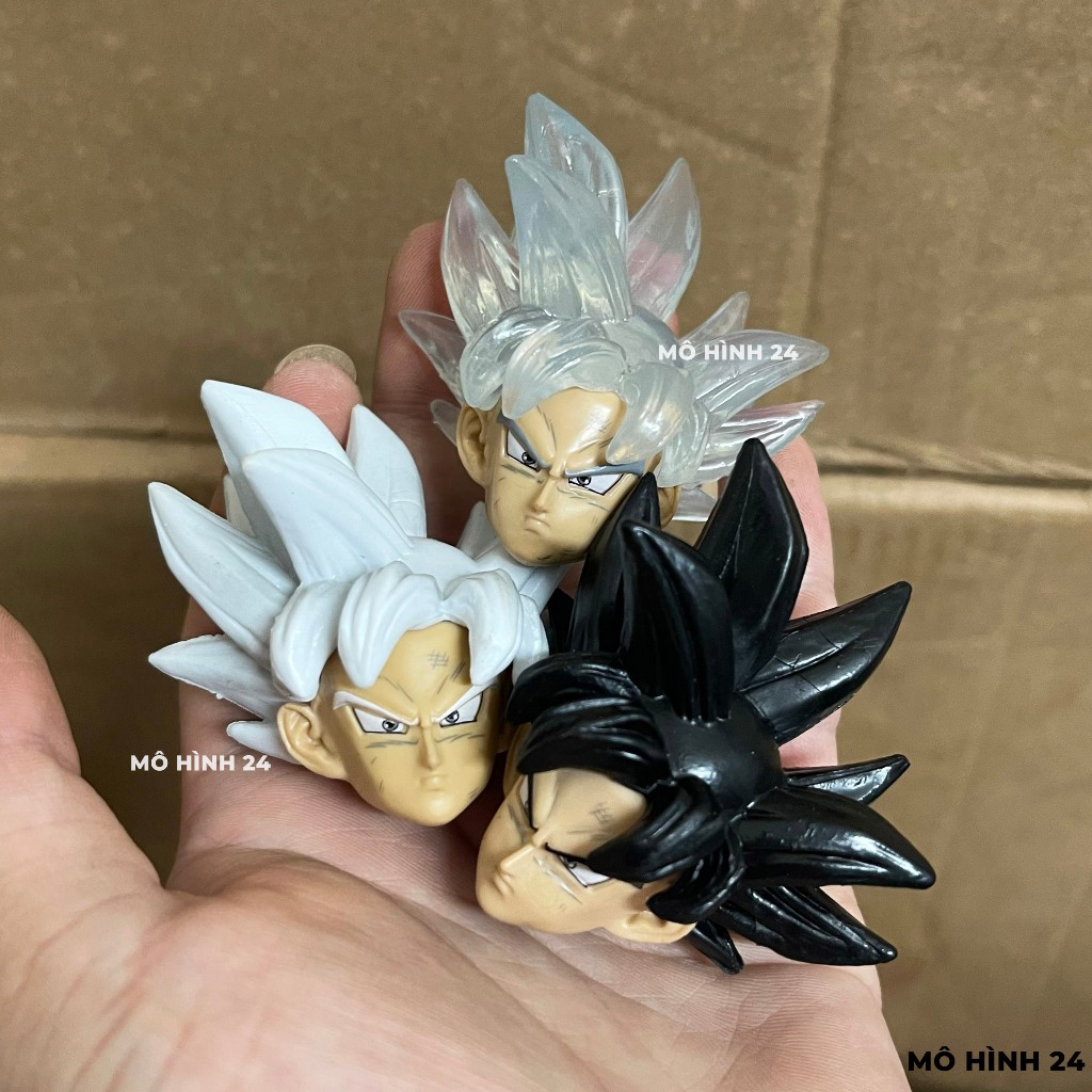 Mô hình Son Goku Vô Cực Tinh Cầu dragonball figure Ultra Instinct UI cầm tinh cầu vũ trụ dragon ball có đèn led