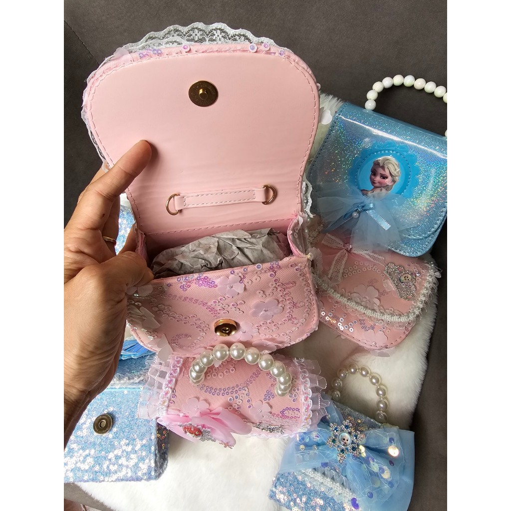 SET TÚI XÁCH VÀ VƯƠNG MIỆN CÔNG CHÚA MINKBABY CHO BÉ GÁI