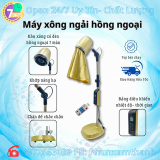 Máy xông ngải - máy xông ngải 7 màu - máy xông ngải cứu hồng ngoại
