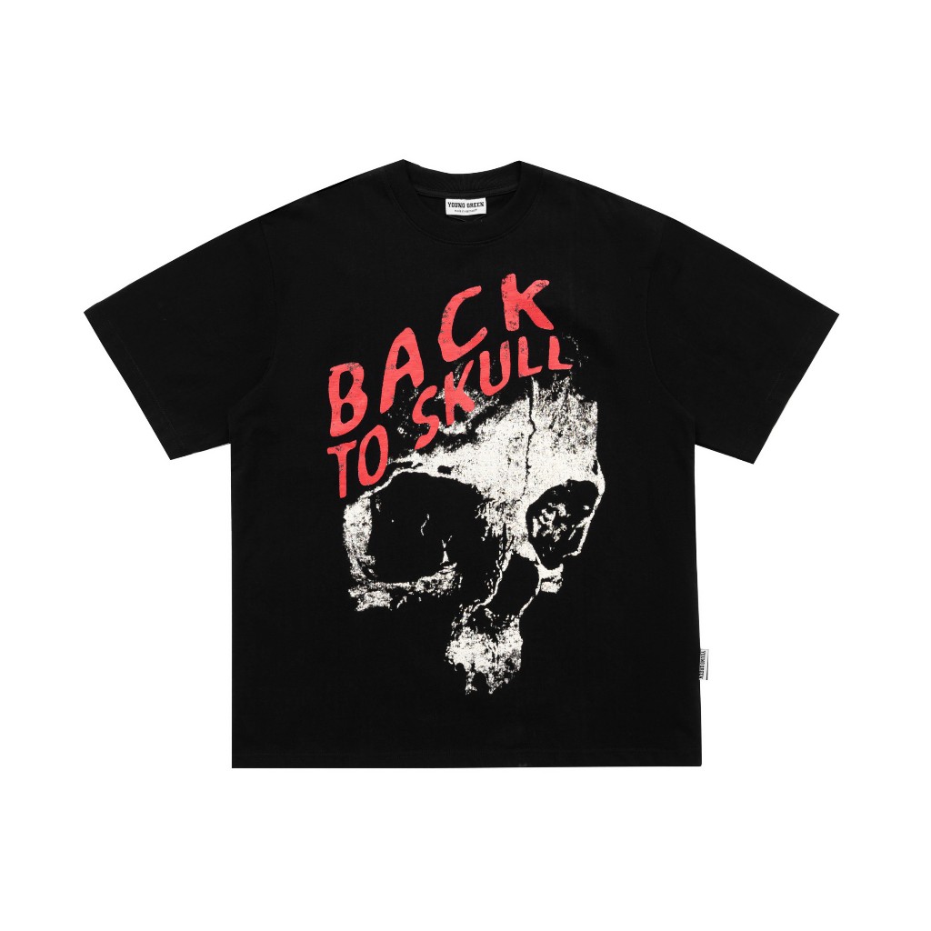 Áo Thun Young Green Back 2Skull