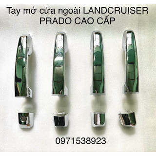 4 TAY MỞ CỬA NGOÀI LAND CRUISER PRADO MÀU MẠ CROM CAO CẤP