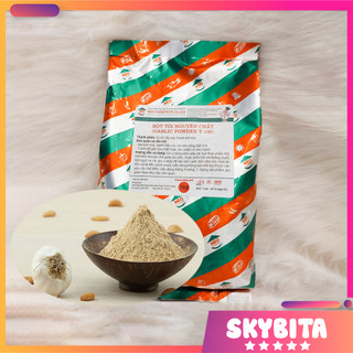 Bột tỏi nguyên chất xay mịn, bột tỏi mịn túi 1kg