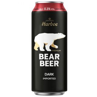 Bia gấu bear beer dark imported 5.3% – lon 500ml – thùng 24 lon