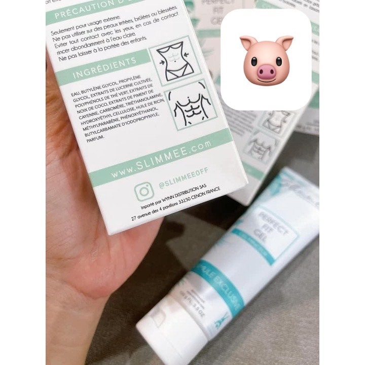 Gel lạnh tan mỡ & săn chắc cơ, không gây nóng rát Slimmee Perfect Fit 100g