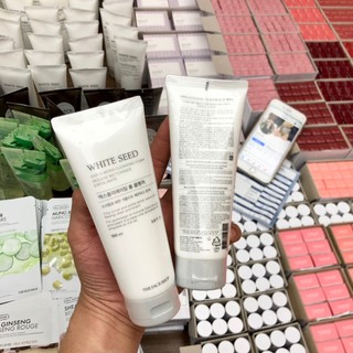 Sữa rửa mặt sáng da thefaceshop white seed exfoliating cleansing foam 150ml