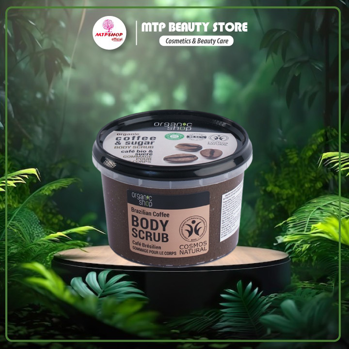  Tẩy Da Chết Toàn Thân Organic Coffee & Sugar Body Scrub 