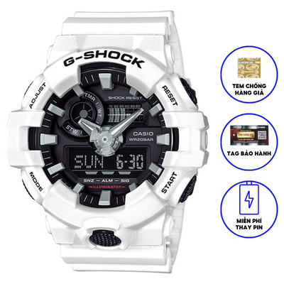 Đồng Hồ Casio Nam Dây Nhựa GSHOCK GA-700-7ADR Chính Hãng