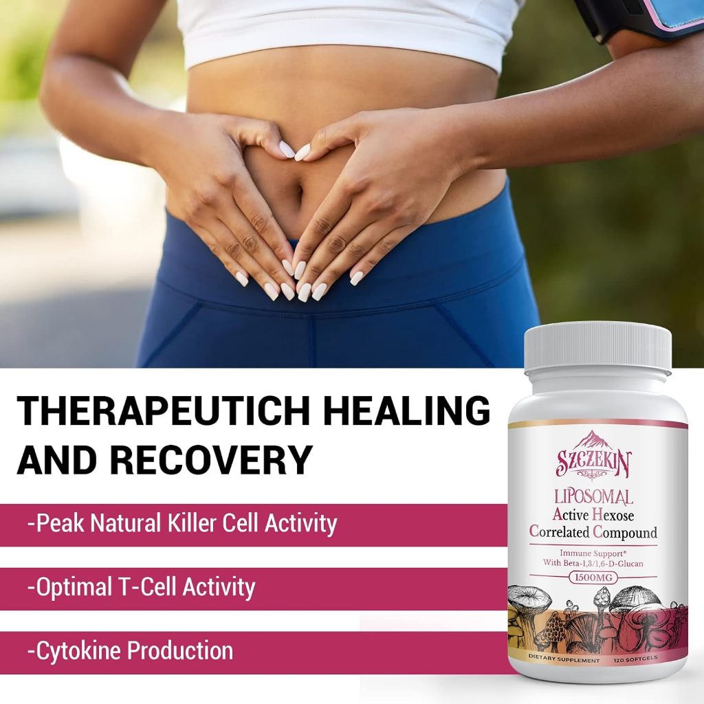 Viên Uống Diệt HPV Liposomal AHCC 1800mg, giúp Tăng Cường Miễn Dịch - Szc Đỏ