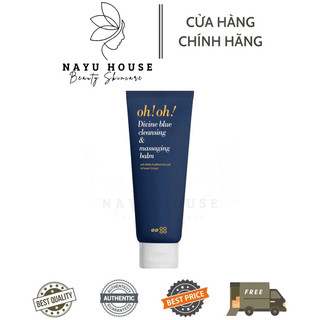 [HÀNG CÔNG TY] SÁP TẨY TRANG LÀM SẠCH SÂU, TRẺ HÓA DA OH!OH! DIVINE BLUE CLEANSING & MASSAGING BALM 150ML
